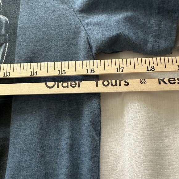 Storm Trooper Tee Youth 2XL Blue Grey I’m Busy Right Now Star Wars Long Sleeve - Picture 4 of 9